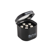 Lade das Bild in den Galerie-Viewer, LUXE BY MARTIN® LIQUIDMETAL® Steg Stifte Knochen/Paua