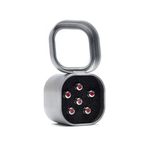 Lade das Bild in den Galerie-Viewer, LUXE BY MARTIN® Liquidmetal® Steg Stifte Chrom/Rot