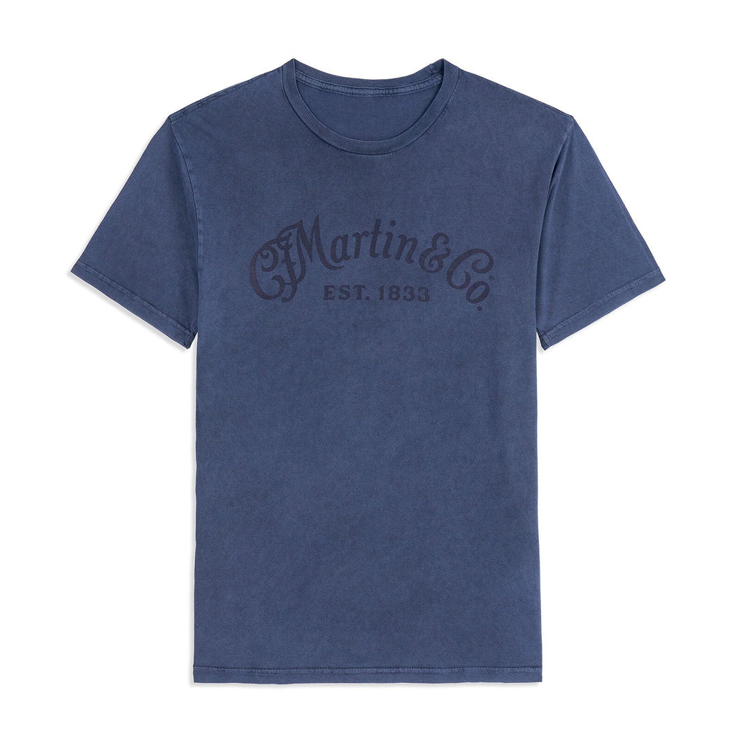 CF MARTIN TONE-ON-TONE T-SHIRT BLAU