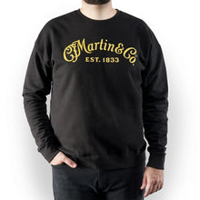 Lade das Bild in den Galerie-Viewer, C.F. Martin Modern Heritage Black Crewneck Sweatshirt
