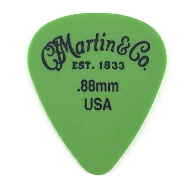 Morgan Picks MS1 Gitarrenplektrum - Leuchtend Gelb Mit Starkem Grip, Made In Denmark