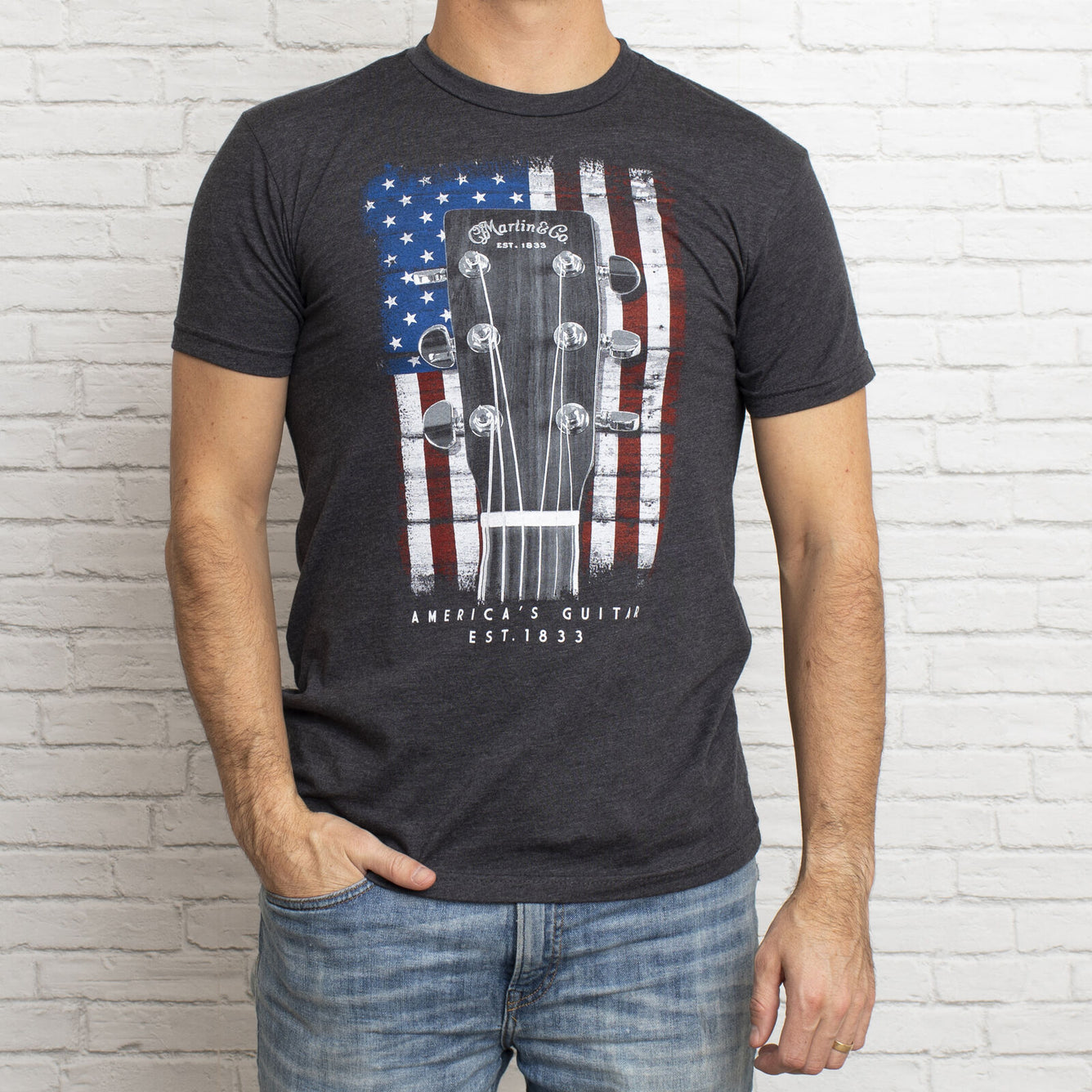 T-shirt mit amerikanischer Flagge