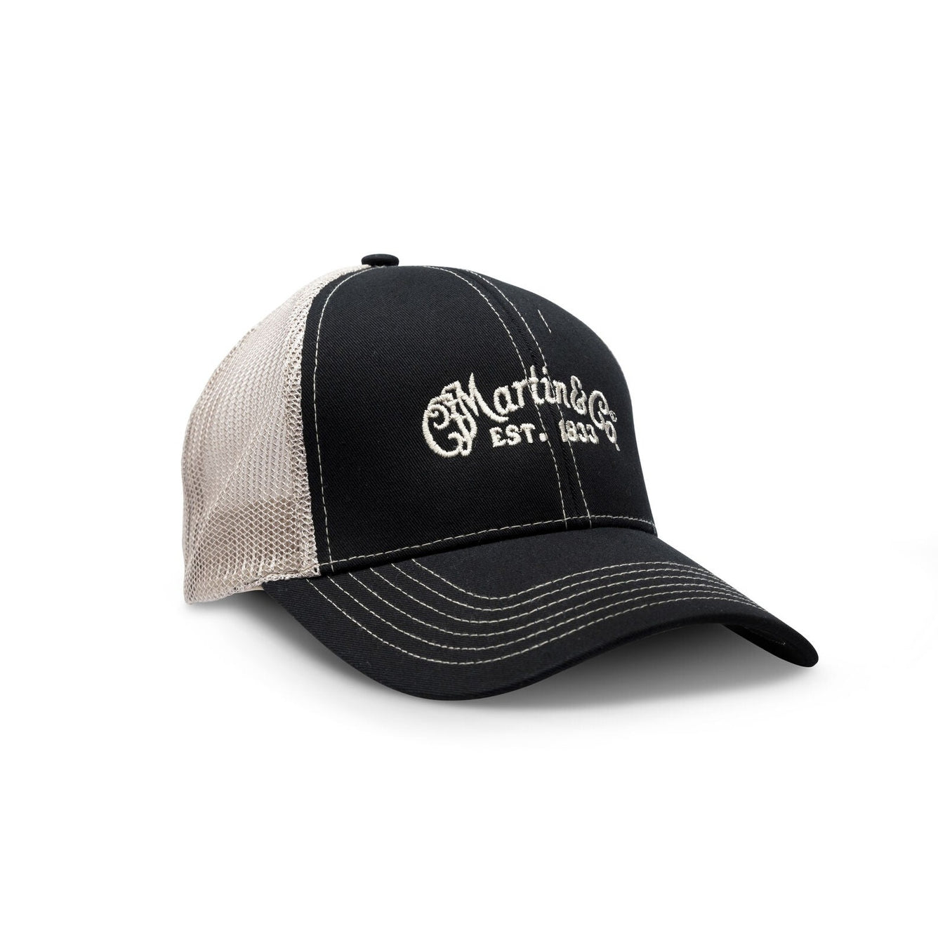 Martin CFM Logo Mesh Trucker Hat - Black/Tan