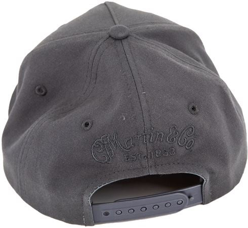 Martin 1833 Flat Brim Baseball Cap Schwarz