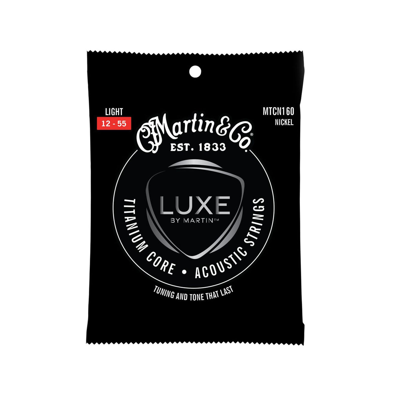 TitaniumCore Light Guitar Strings
